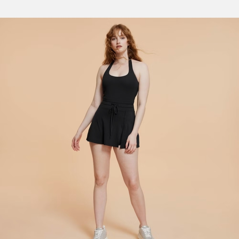 Blogilates Women's Game Set Match Halter Active Dress